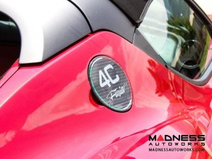 Alfa Romeo 4C Carbon Fiber Fuel Door - Furia - Red